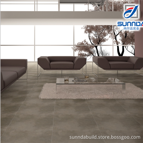 Hot Sale American designs Black Grey Cement Stone Look Tile Rustic Porcelain For Non slip Bathroom Floor Tiles